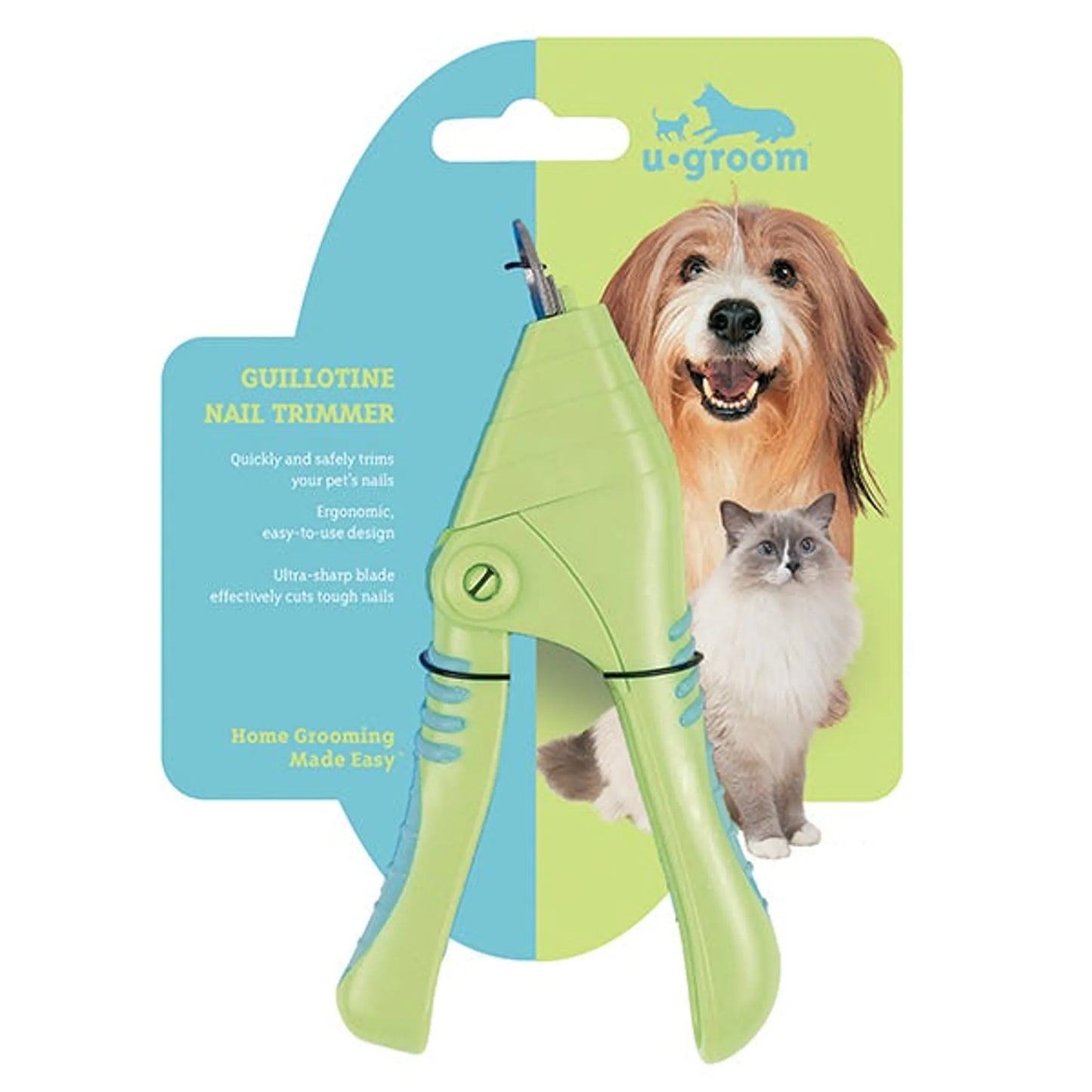 U-Groom Plastic Guillotine Pet Nail Clippers