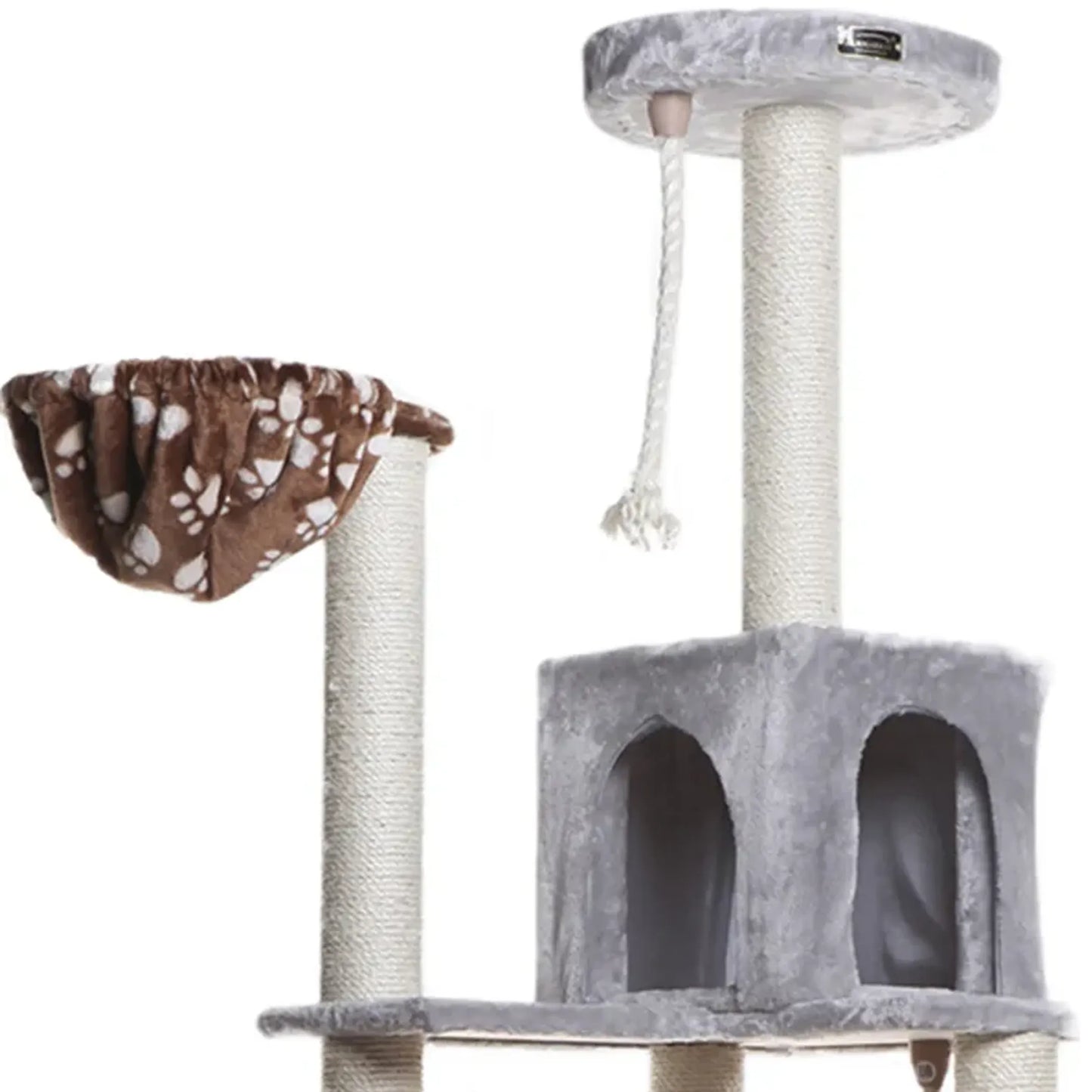 Armarkat Wooden Cat Climber with Playhouse 78" - A7802