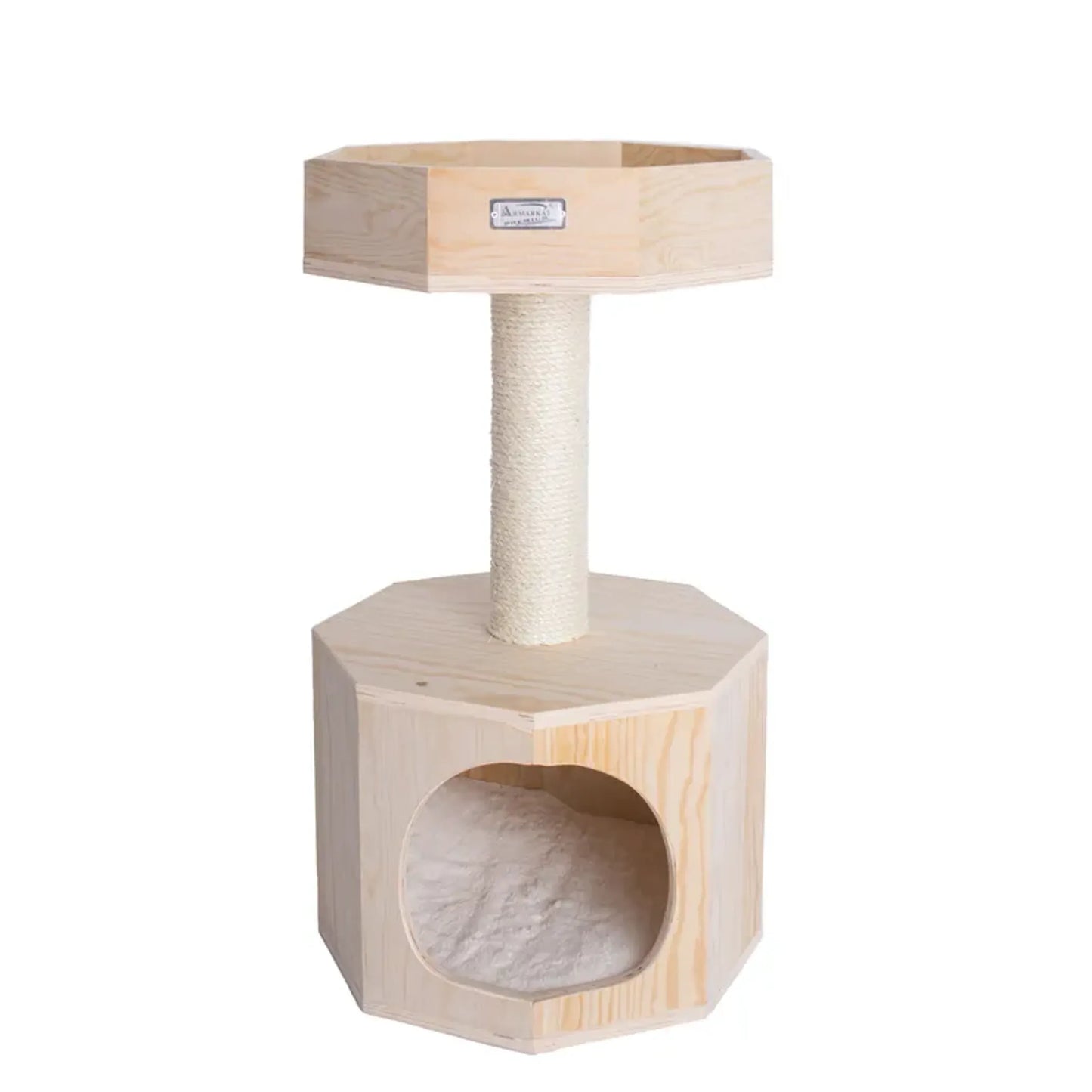 Armarkat Premium Scots Pine 29" Cat Tree w/ Perch and Condo - S2906