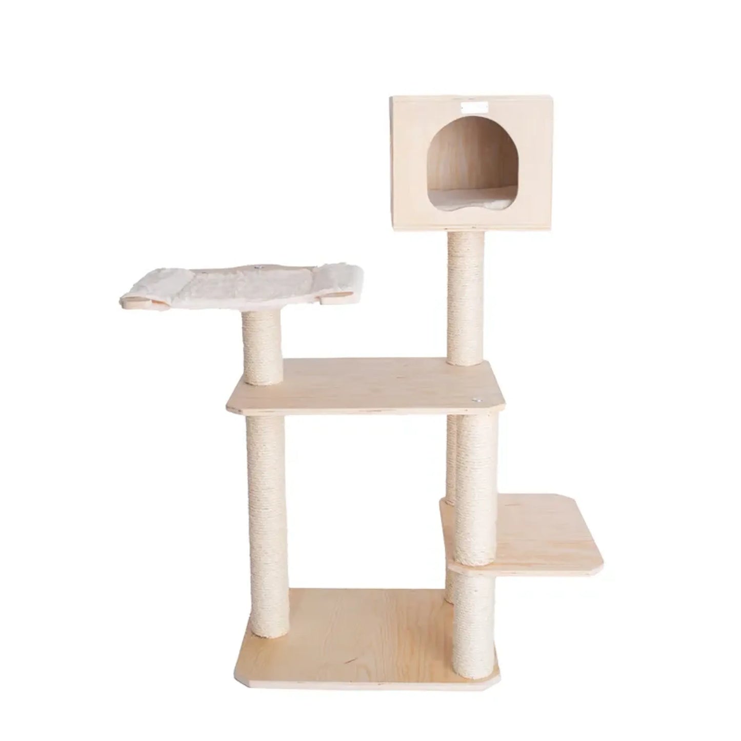 Armarkat Premium Scots Pine Solid Wood Cat Tree 50" - S5103