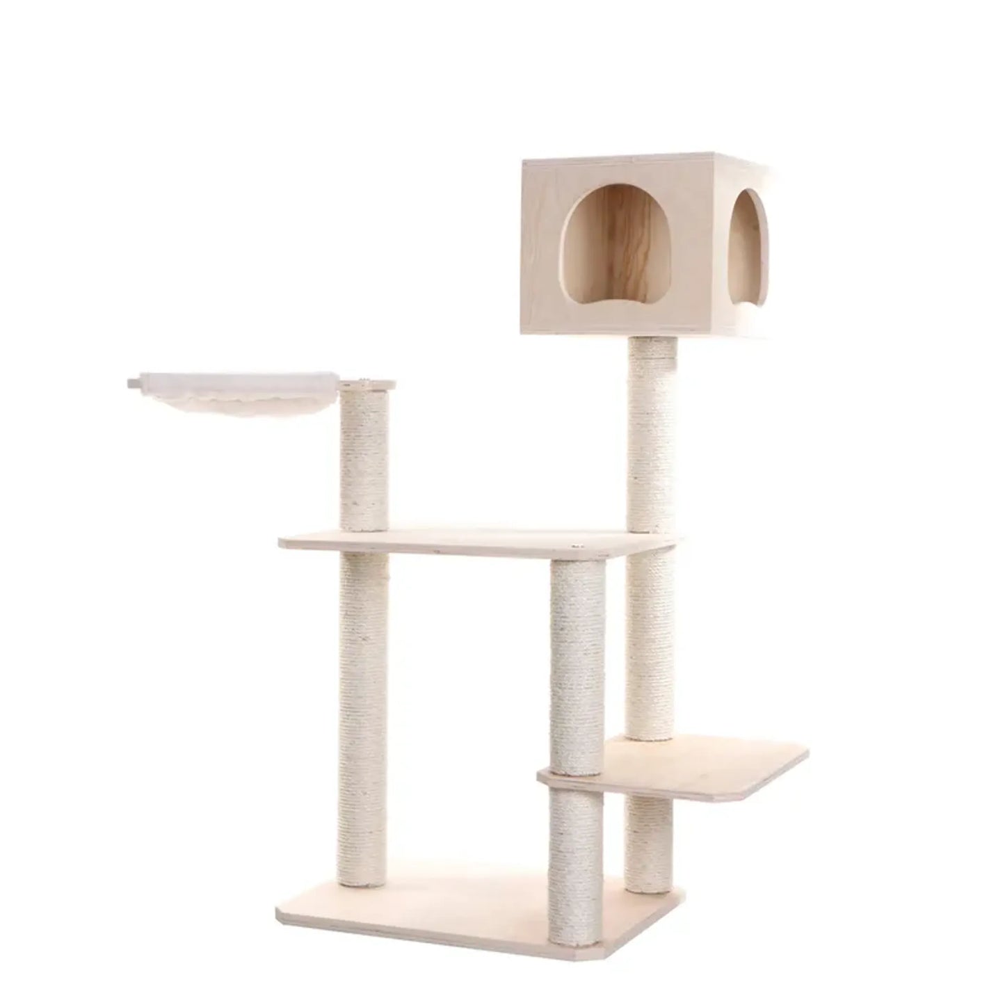 Armarkat Premium Scots Pine Solid Wood Cat Tree 50" - S5103