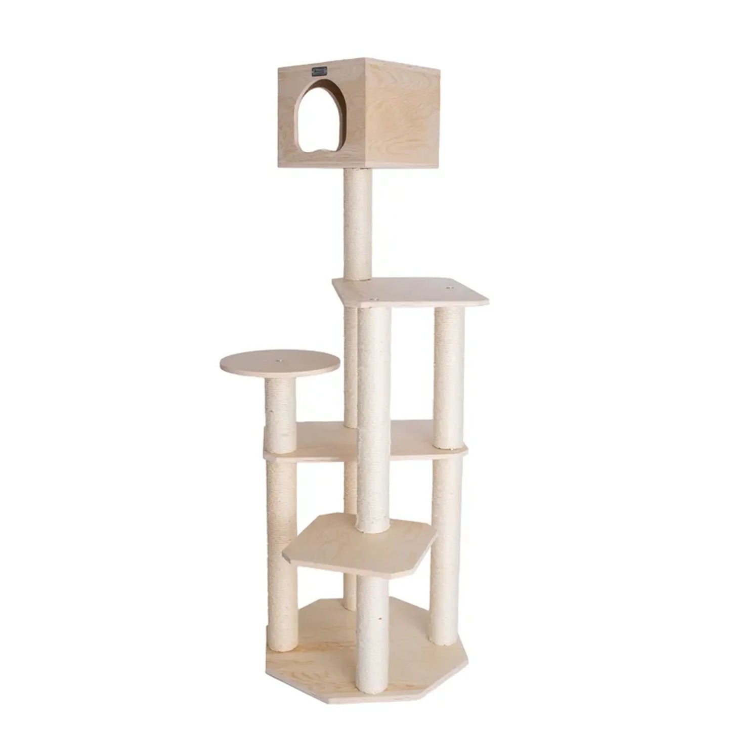 Armarkat Premium Scots Pine 69" Cat Tree w/ Five Levels - S6905