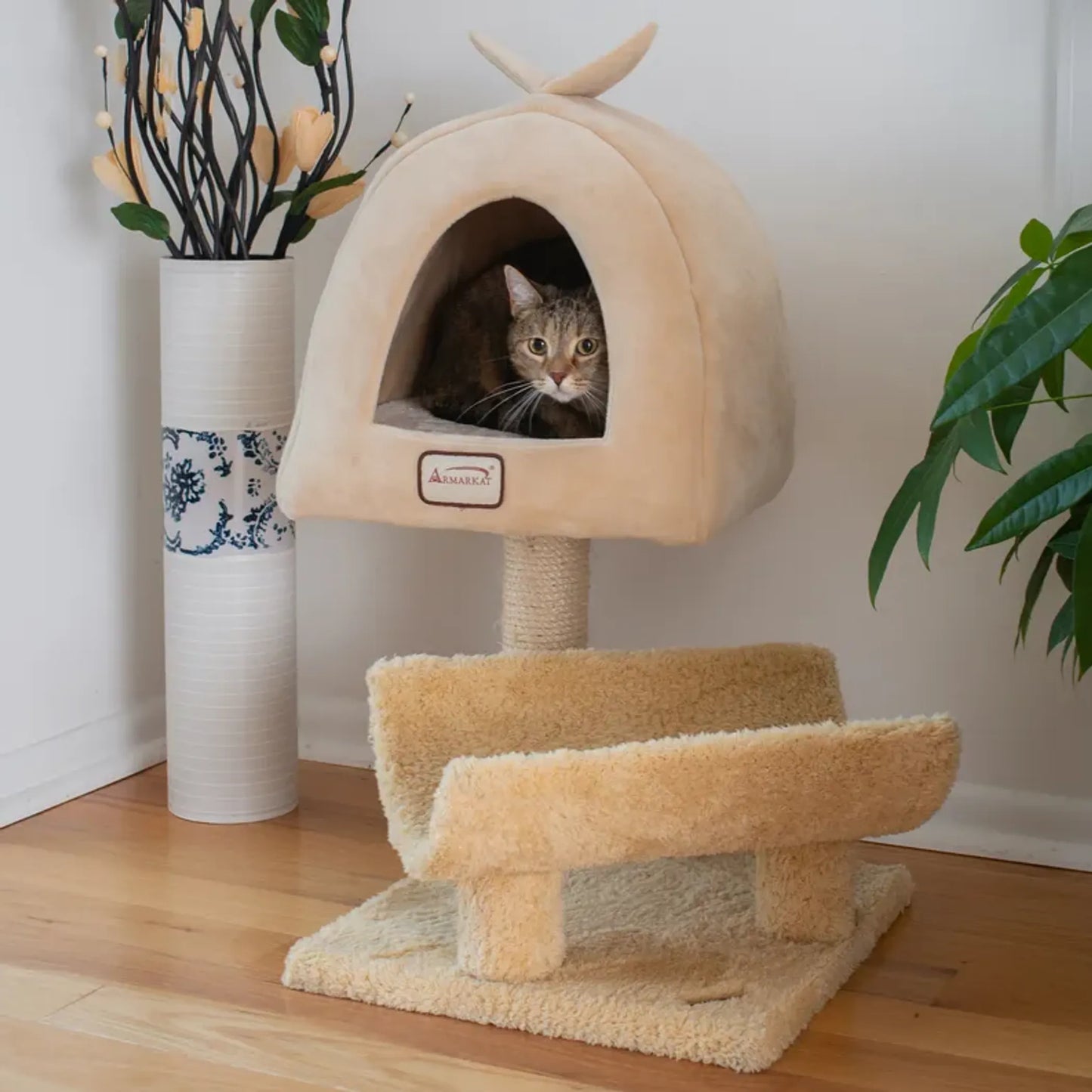 Armarkat Wooden Kitty Condo - X3007