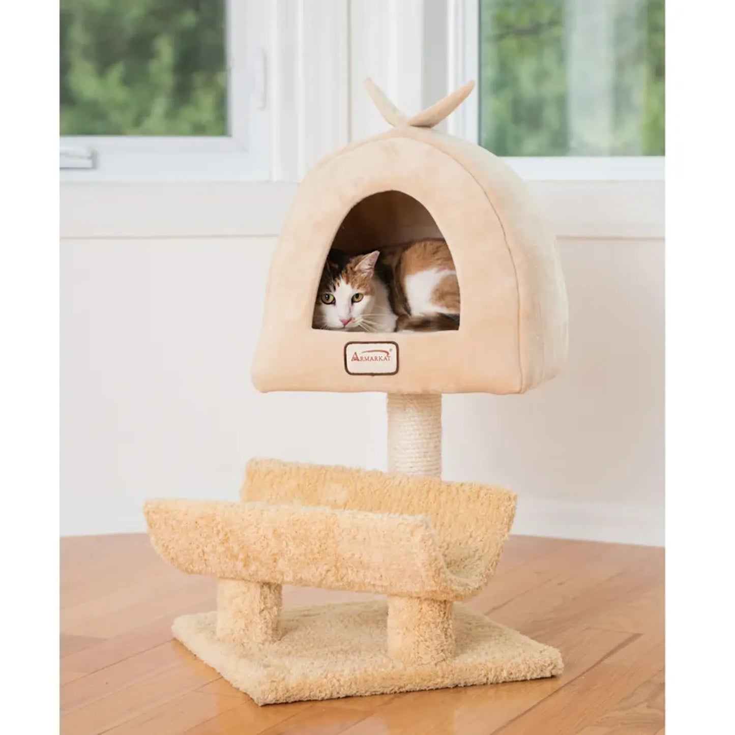 Armarkat Wooden Kitty Condo - X3007