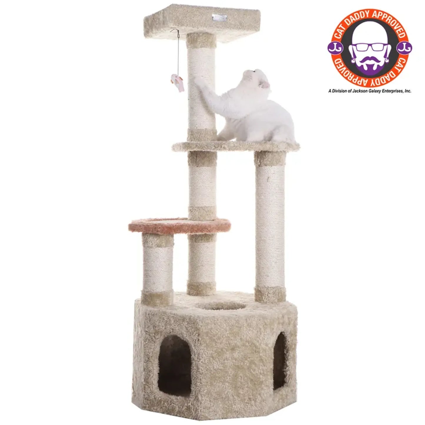 Armarkat Wooden Cat Condo 57" - X5703