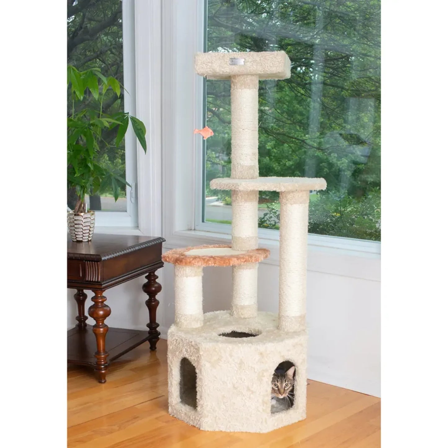 Armarkat Wooden Cat Condo 57" - X5703