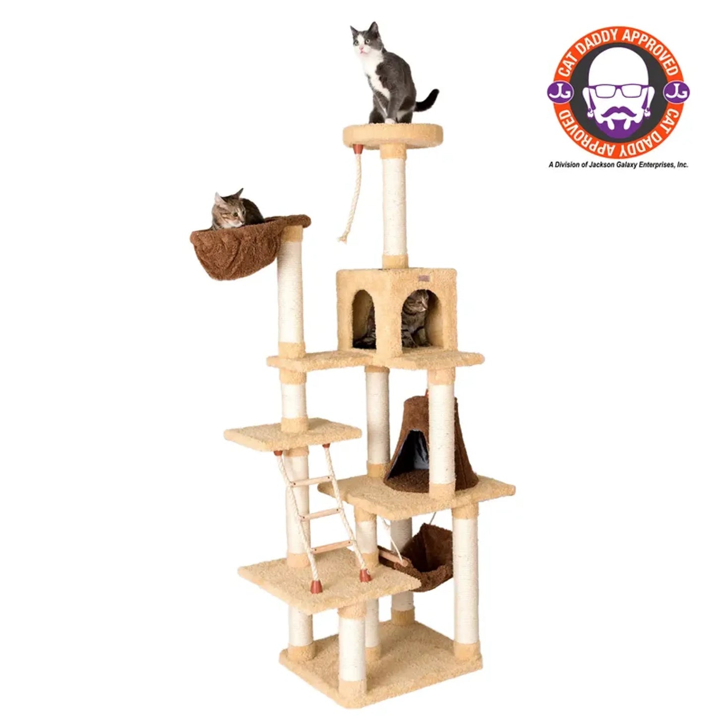 Armarkat Wooden Cat Climber Play House 78” - X7805