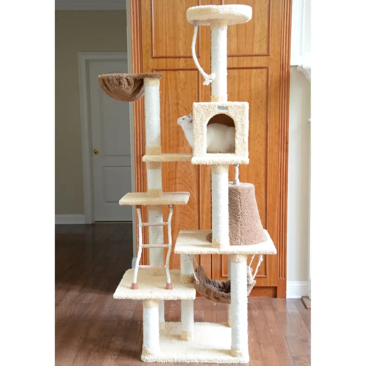 Armarkat Wooden Cat Climber Play House 78” - X7805