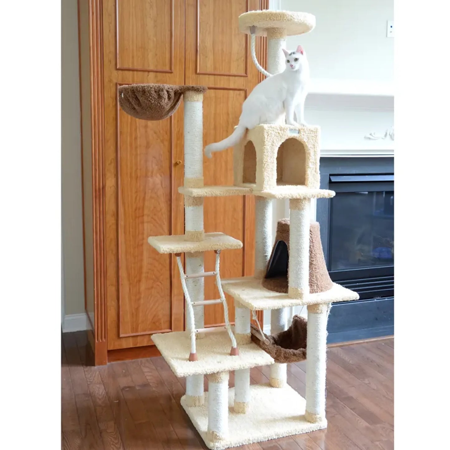 Armarkat Wooden Cat Climber Play House 78” - X7805