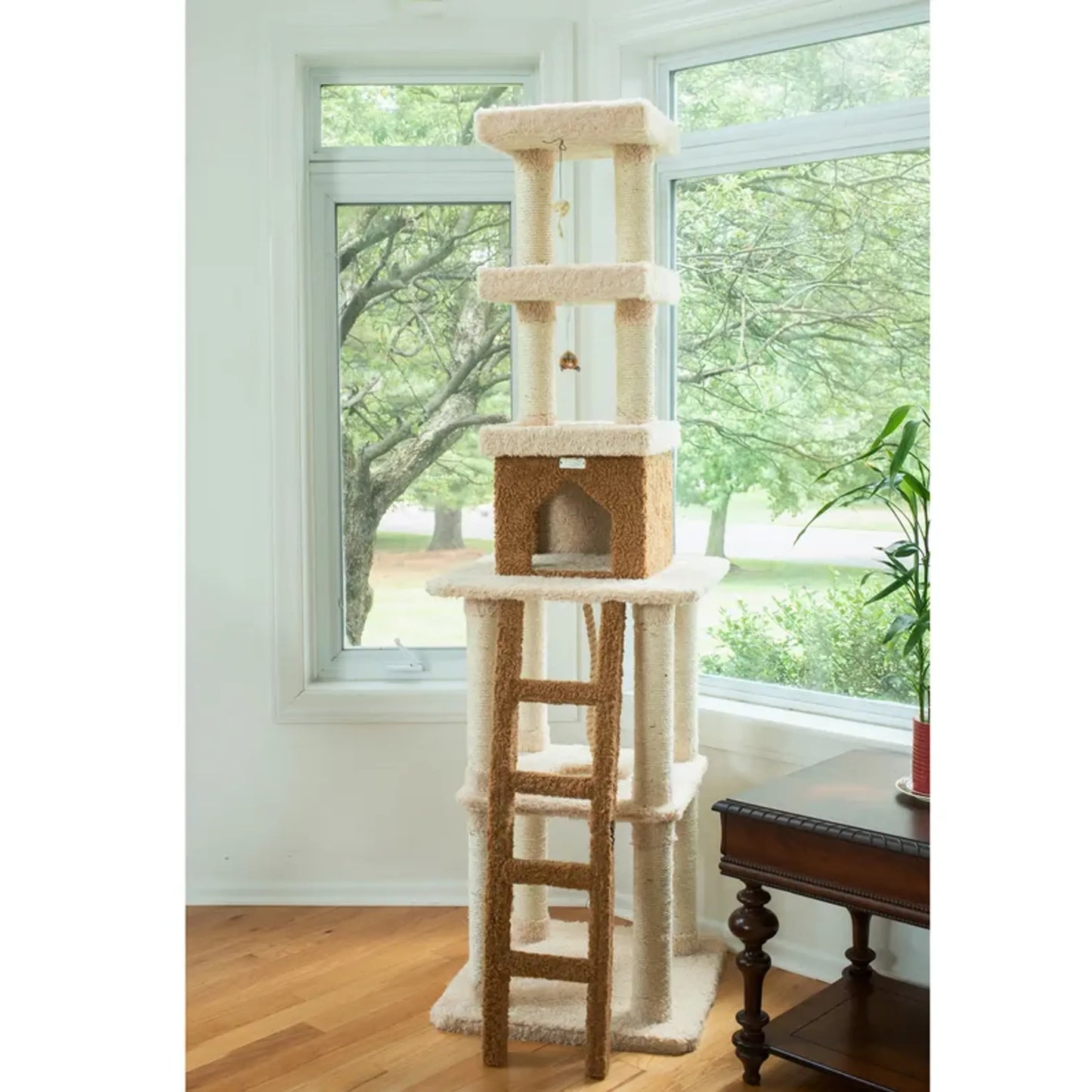 Armarkat Wooden Multi-Level Cat Tower - X8303