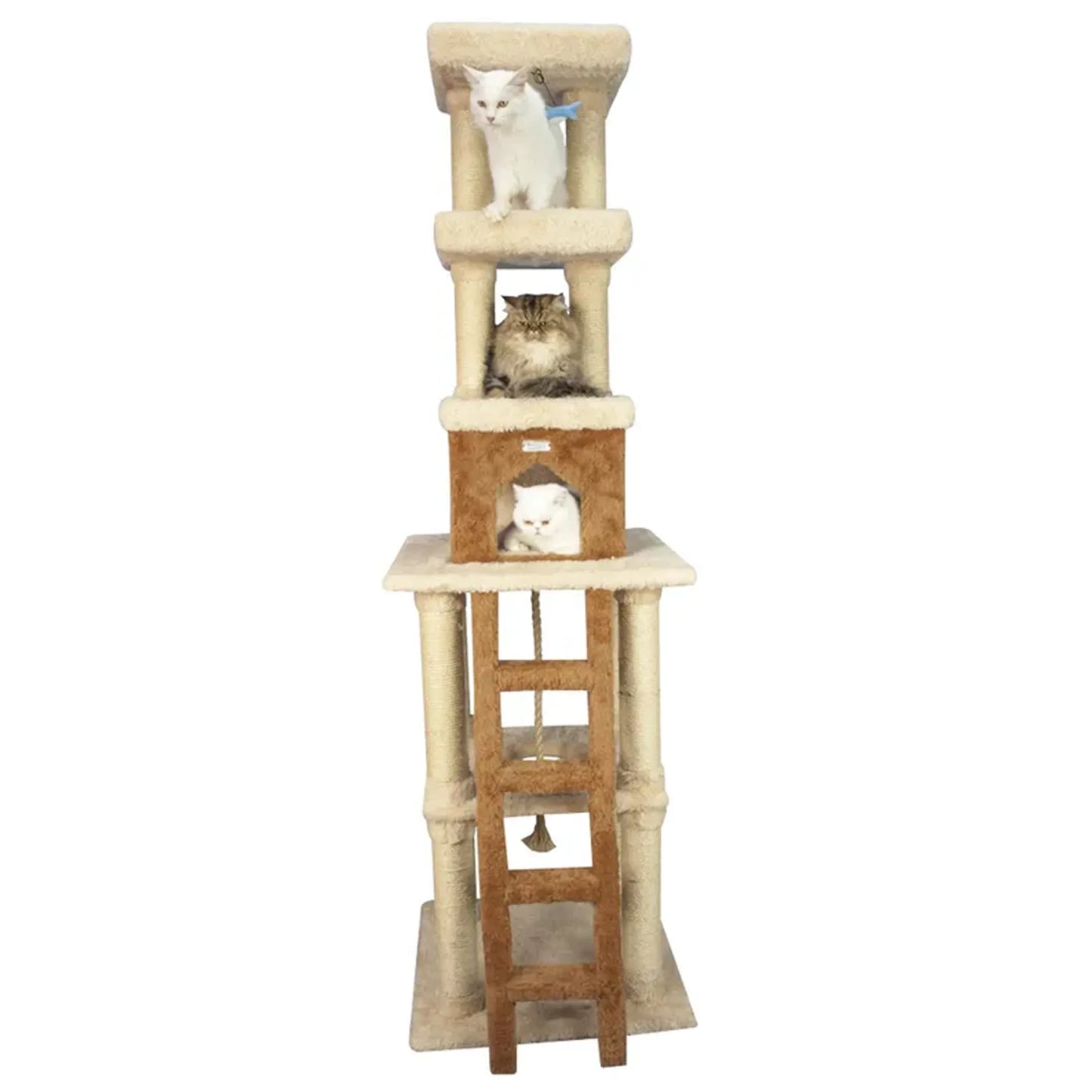 Armarkat Wooden Multi-Level Cat Tower - X8303