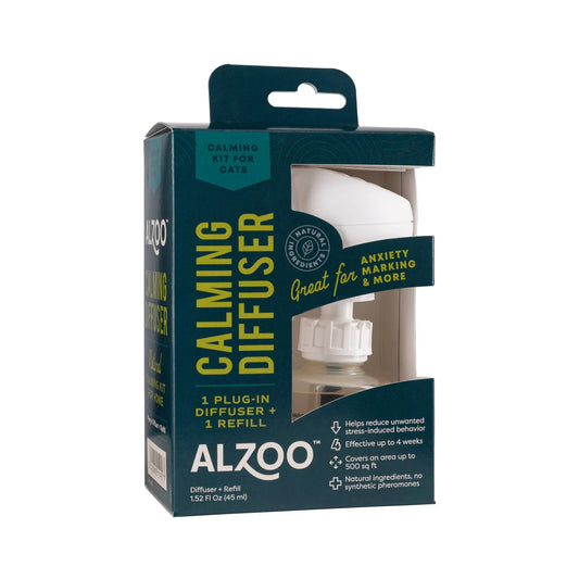 ALZOO Plant-Based Calming Plug-in Diffuser Kit for Cats