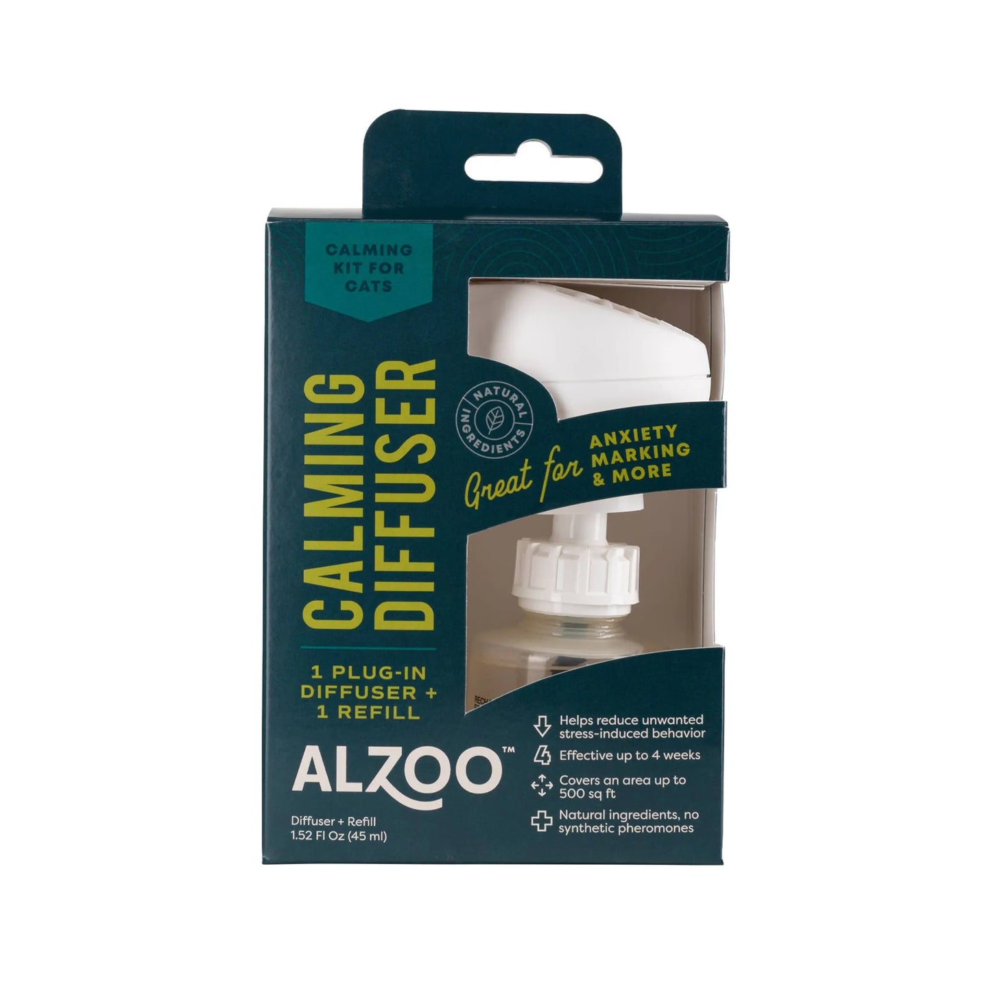 ALZOO Plant-Based Calming Plug-in Diffuser Kit for Cats