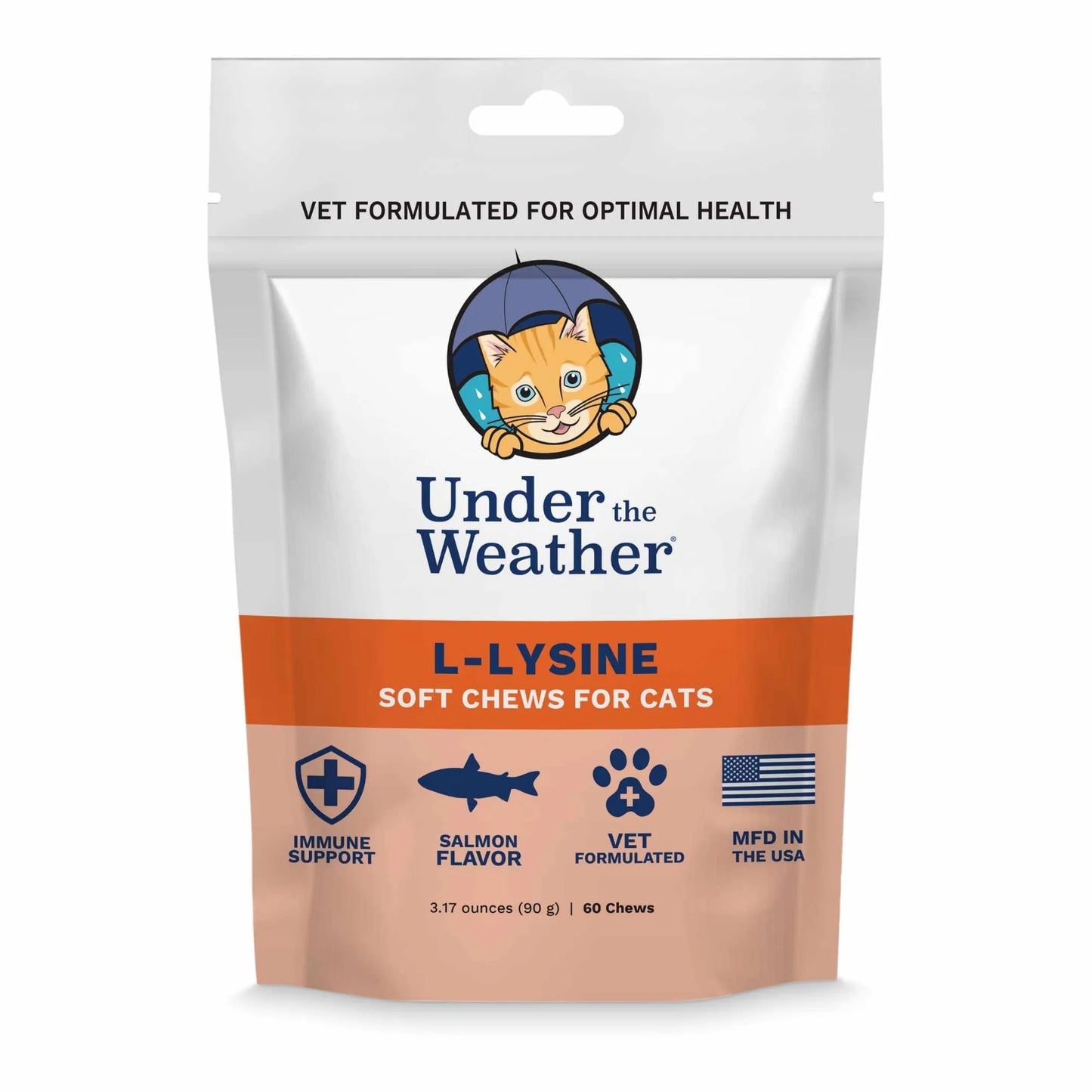 Under the Weather Cat L-Lysine Chews 60 ct.